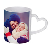 Sublimation 11oz Heart Handle Mugs