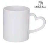 Sublimation 11oz Heart Handle Mugs