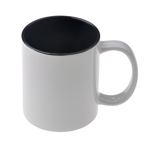 Tassen - 11oz - Zweifarbige Tassen - Schwarz