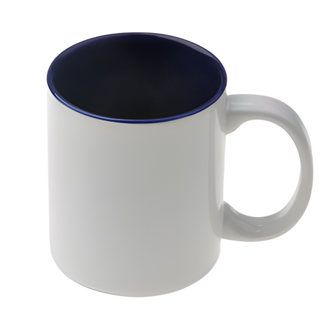 Tassen - 11oz - Zweifarbige Tassen - Dunkelblau