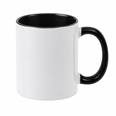 11oz Sublimation Mugs with Coloured Inner & Handle