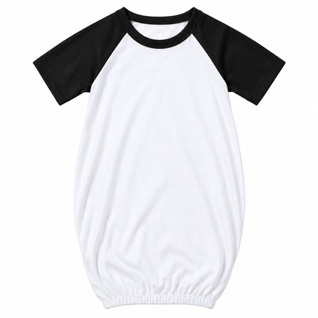 Apparel - Lot de 10 x Chemise de Nuit Bébé - Manches Longues - Raglan - NOIR