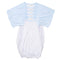 Apparel - Pack of 10 x  Baby Nightdress - Long Sleeves - Raglan - LIGHT BLUE