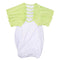 Apparel - Pack of 10 x Baby Nightdress - Long Sleeves - Raglan - GREEN - Longforte Trading Ltd