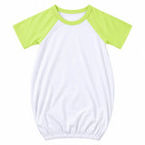 Sublimation Baby Nightwear - Raglan Sleeves - Pack of 5