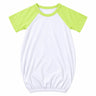 Sublimation Baby Nightwear - Raglan Sleeves - Pack of 5