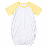Sublimation Baby Nightwear - Raglan Sleeves - Pack of 5