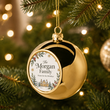 Sublimation Christmas Baubles - Mirror Gold Finish