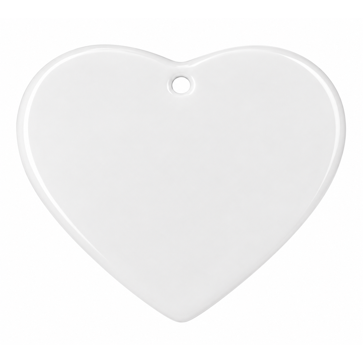 Ceramic Sublimation Hanging Ornaments - Heart
