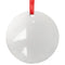 FULL CARTON - (100 PIECES) LARGE (7cm x 7cm) MDF Hanging Ornament - Round