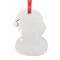 FULL CARTON - (100 PIECES) MDF Hanging Ornament - Snowman