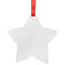 FULL CARTON - (100 PIECES) MDF Hanging Ornament - Star