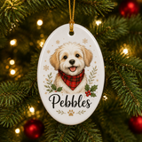 Ceramic Sublimation Hanging Ornaments - Oval