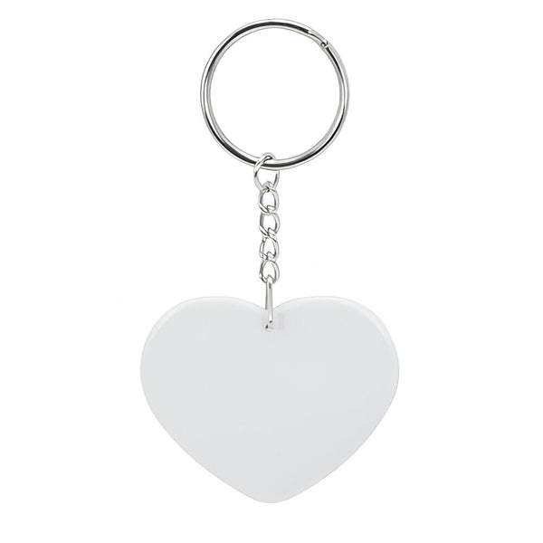 Keyring - 10 x Polymer Keyrings/ Ornaments - THICK - Heart