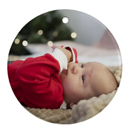 [PRE-ORDER] Pack of 10 x Ceramic Sublimation Hanging Ornaments - Round