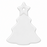 Ceramic Sublimation Hanging Ornaments - Tree