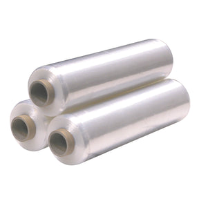 Packaging Materials, 6 x Rolls Pallet Stretch Shrink Wrap 500mm x 300m, 23 micron