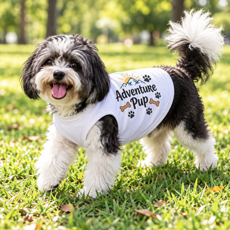 Sublimation Pet T-Shirt / Dog Vest - White