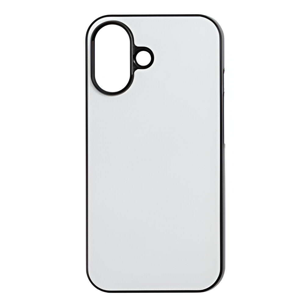 iPhone 16 Sublimation Phone Case - Plastic - Black iPhone 16 Sublimation Phone Case - Plastic - Black