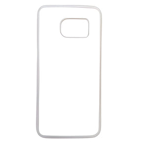White Samsung Galaxy S7 Edge Sublimation Phone Case, Plastic