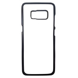 Black Samsung Galaxy S8 Plus Sublimation Phone Case, Plastic