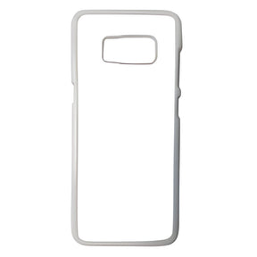 White Samsung Galaxy S8 Plus Sublimation Phone Case, Plastic