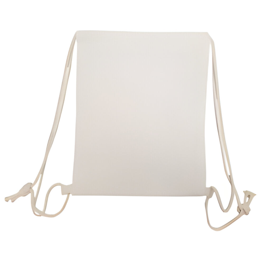 Bags - Drawstring - Plain Coloured Strings - Linen Style - 30cm x 40cm - Longforte Trading Ltd