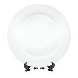 White 10" Sublimation Ceramic Plate with Stand
