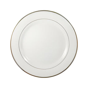 8" Ceramic Sublimation Plates with Gold Rim, pack of 6
