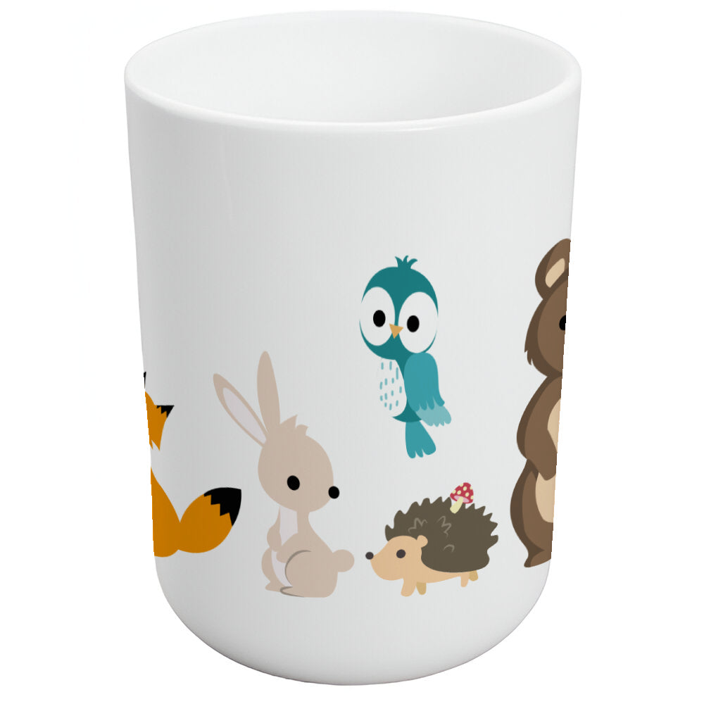 Becher - Polymer - 8oz - Unzerbrechlicher Becher - Weiß