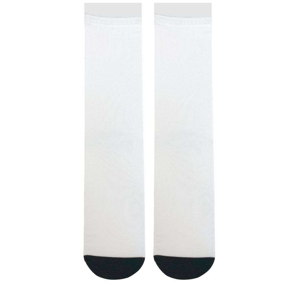 Socken - 12er-Pack schwarze Zehen-/schwarze Fersensocken - Herrensocken - 40 cm