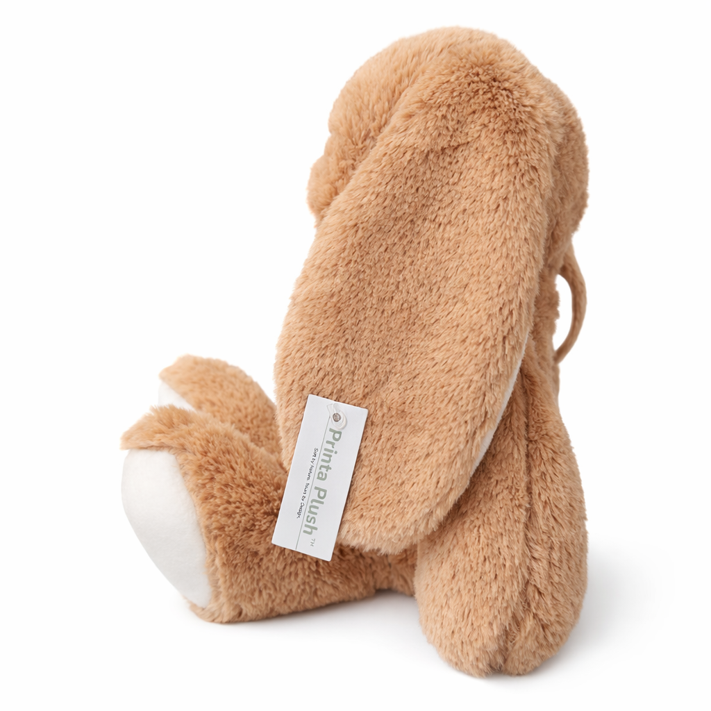 Peluches - Ours en peluche crème avec t-shirt imprimable