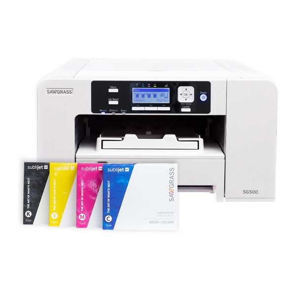 Hardware - Printers - Sawgrass SG500 - A4 Sublimation Printer Incl Full Set of Inks - Longforte Trading Ltd