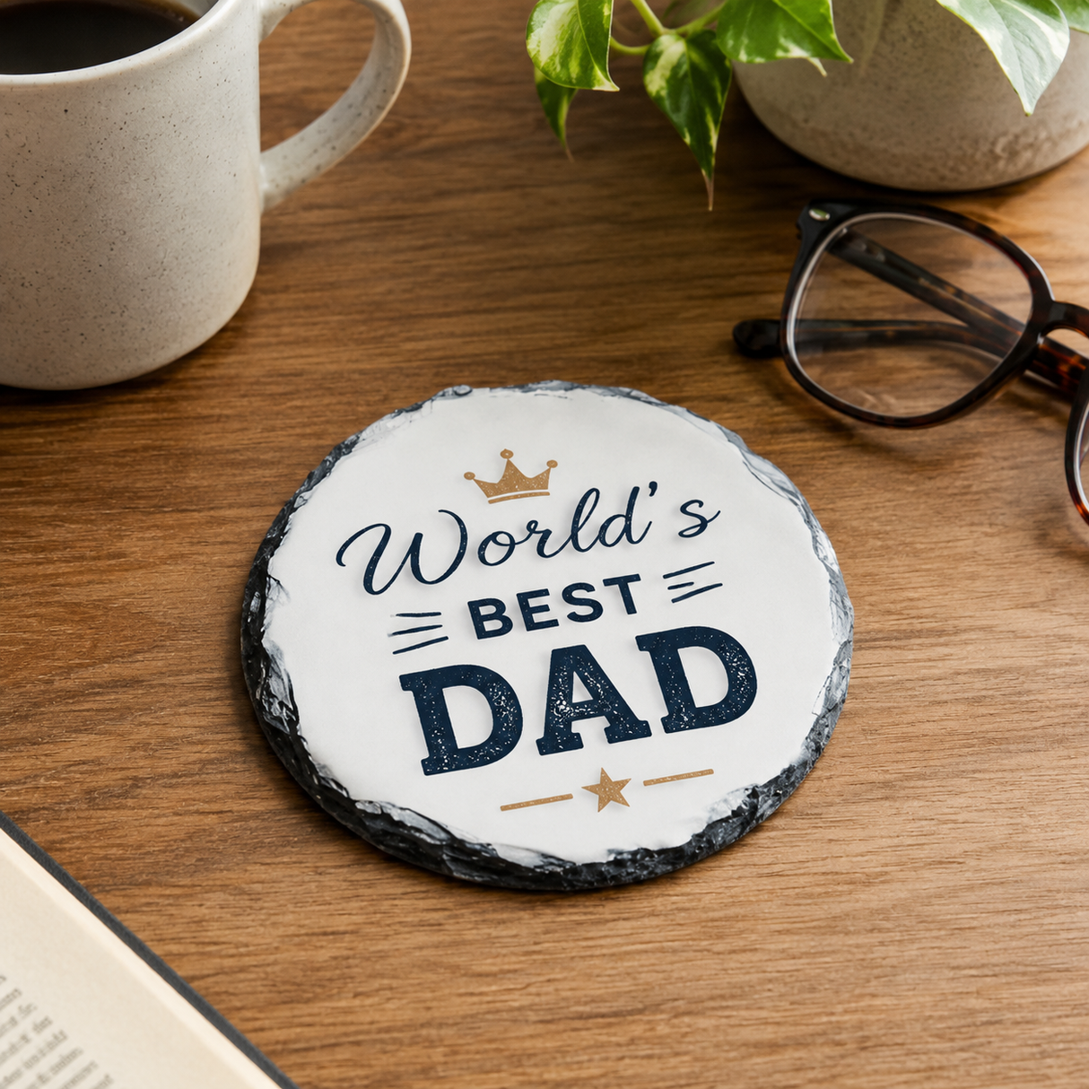 CARTON COMPLET - 80 x Sous-Verres - Rond - 10cm x 10cm