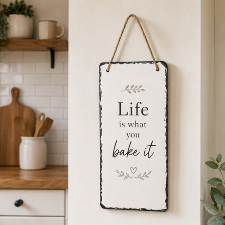 15cm x 30cm Hanging Sublimation Photo Slate - Glossy Finish