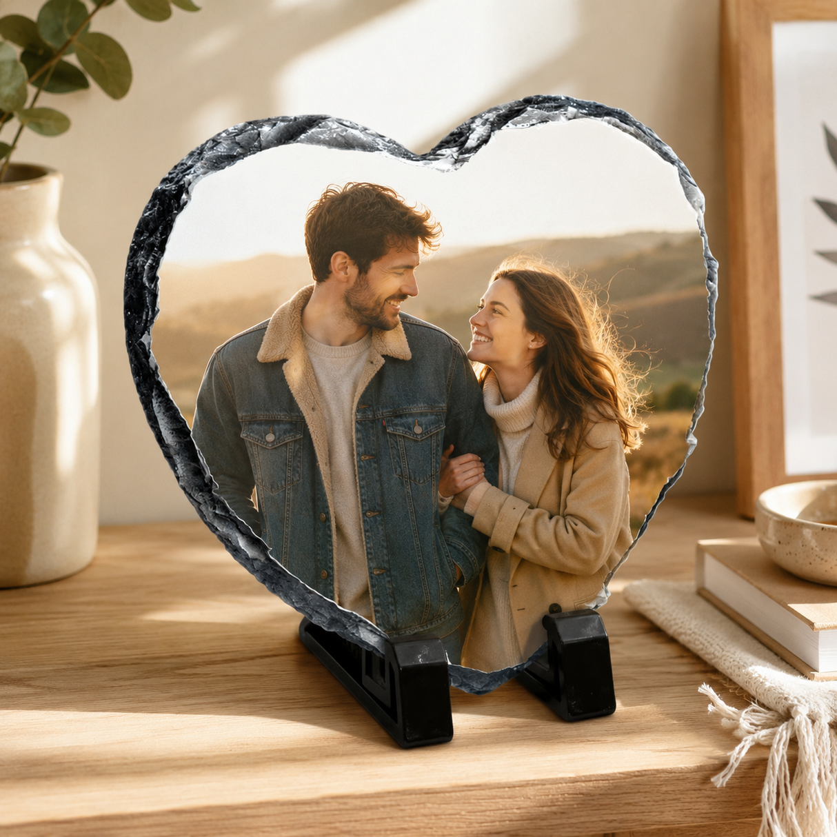 Sublimation Photo Slates - Heart - Gloss - 20cm x 20cm - Pack of 20