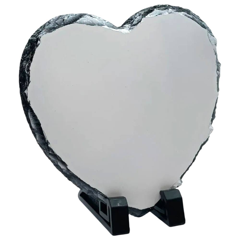 Sublimation Photo Slates - Heart - Gloss - 20cm x 20cm - Pack of 20