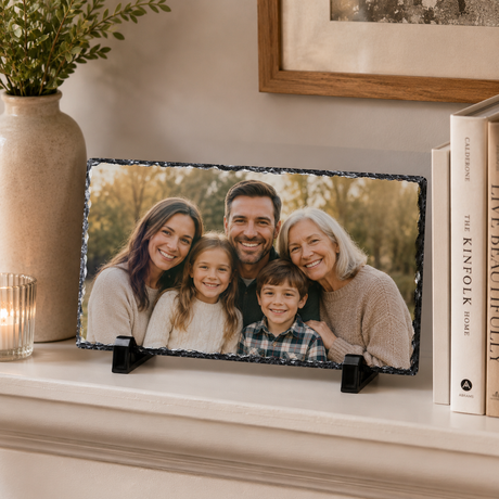 16cm x 30cm Panoramic Sublimation Photo Slate - Glossy Finish