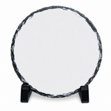 15cm Round Sublimation Photo Slate - Glossy Finish