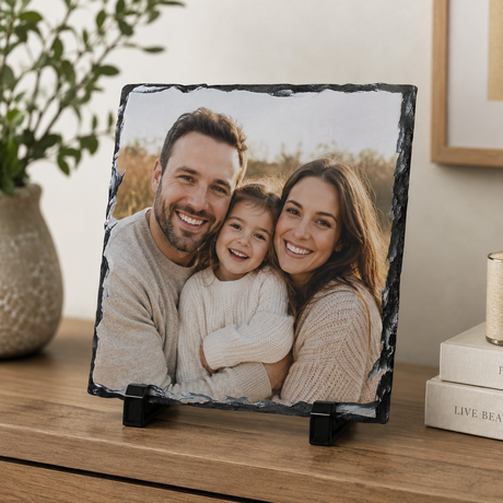 20cm x 20cm Square Sublimation Photo Slate - Glossy Finish