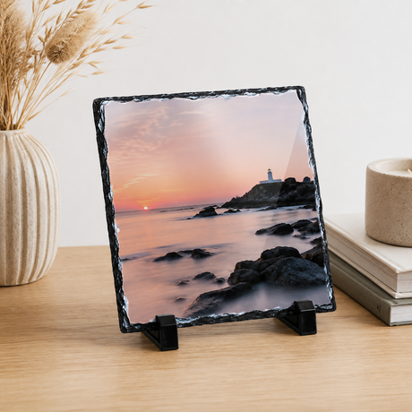 15cm x 15cm Square Sublimation Photo Slate - Glossy Finish