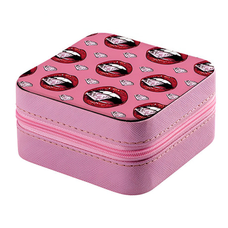 Sublimation PU Jewellery Box - Pink