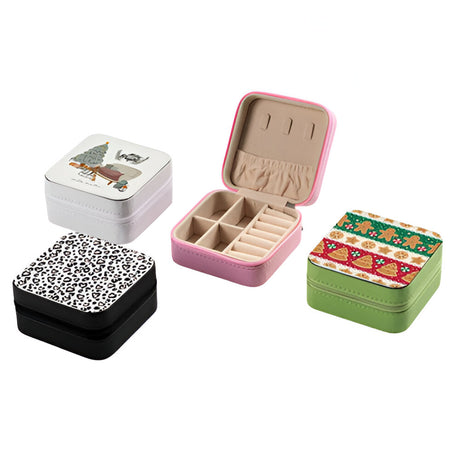 Sublimation PU Jewellery Box - Black