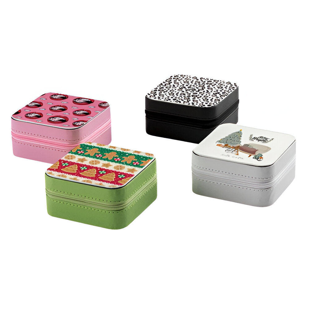 MDF – Schmuckschatulle – 12,8 cm x 12,8 cm x 7,5 cm 