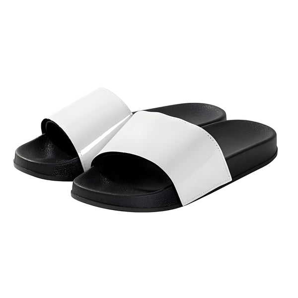 Schuhe - Hausschuhe aus hochwertigem PU-Leder - Erwachsene - Schwarz