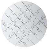 Round MDF Sublimation Jigsaw Puzzle, 24 Pieces