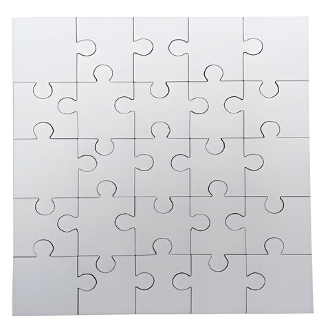 Jigsaw Puzzles - MDF - Square - 24pcs
