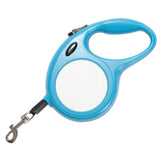 Blue Retractable 5m Sublimation Pet Lead with Printable Insert