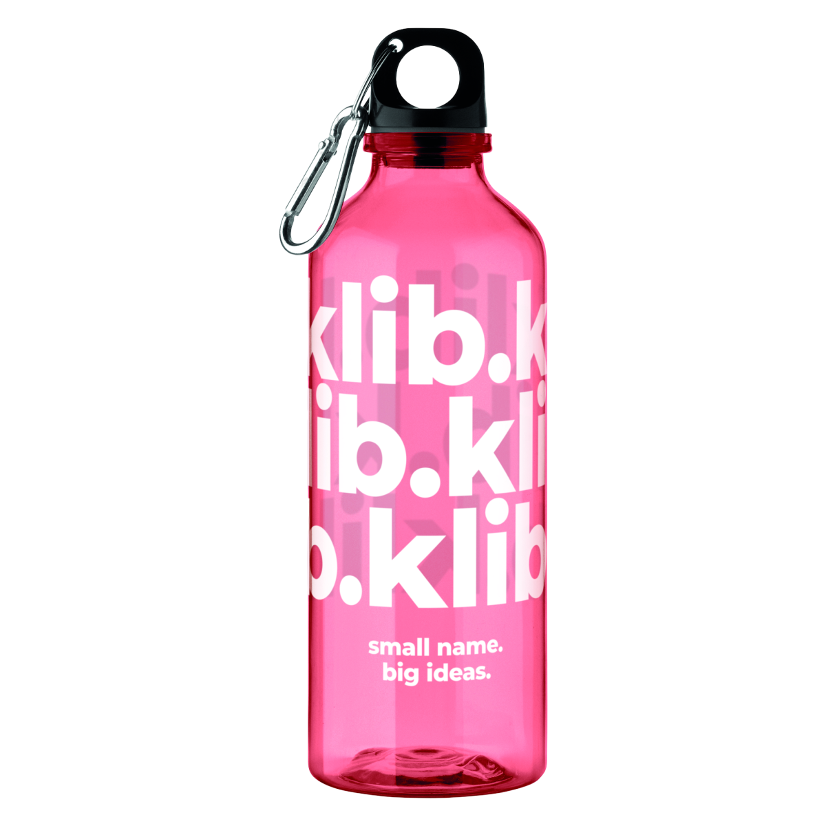 Bouteilles d'eau - Deux couvercles COULEURS (ROUGE) - 600 ml