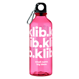 Bouteilles d'eau - Deux couvercles COULEURS (ROUGE) - 600 ml
